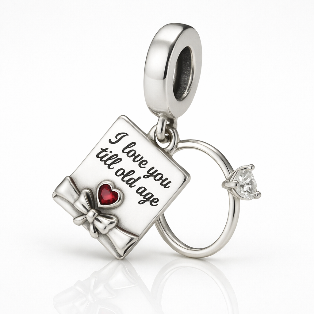"I love you till old age" Charm