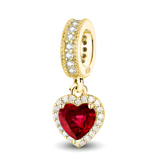 „Golden Heart“ Charm