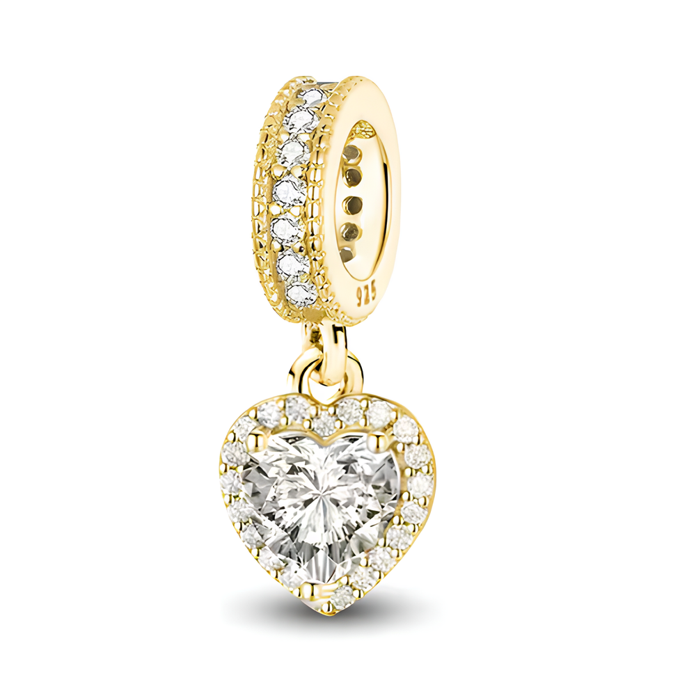„Golden Heart“ Charm