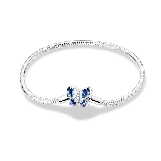 "Blauer Schmetterling" Armband
