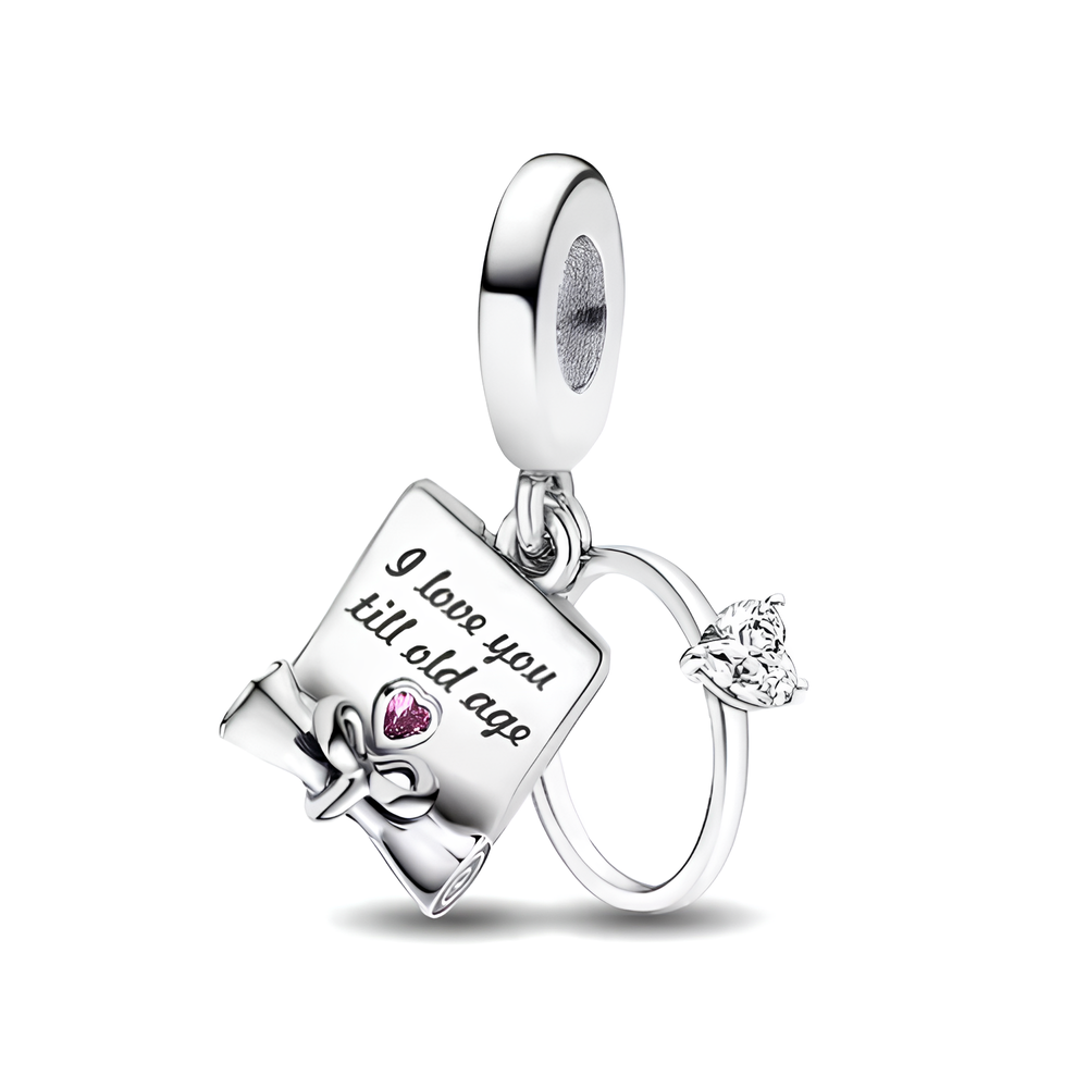 "I love you till old age" Charm