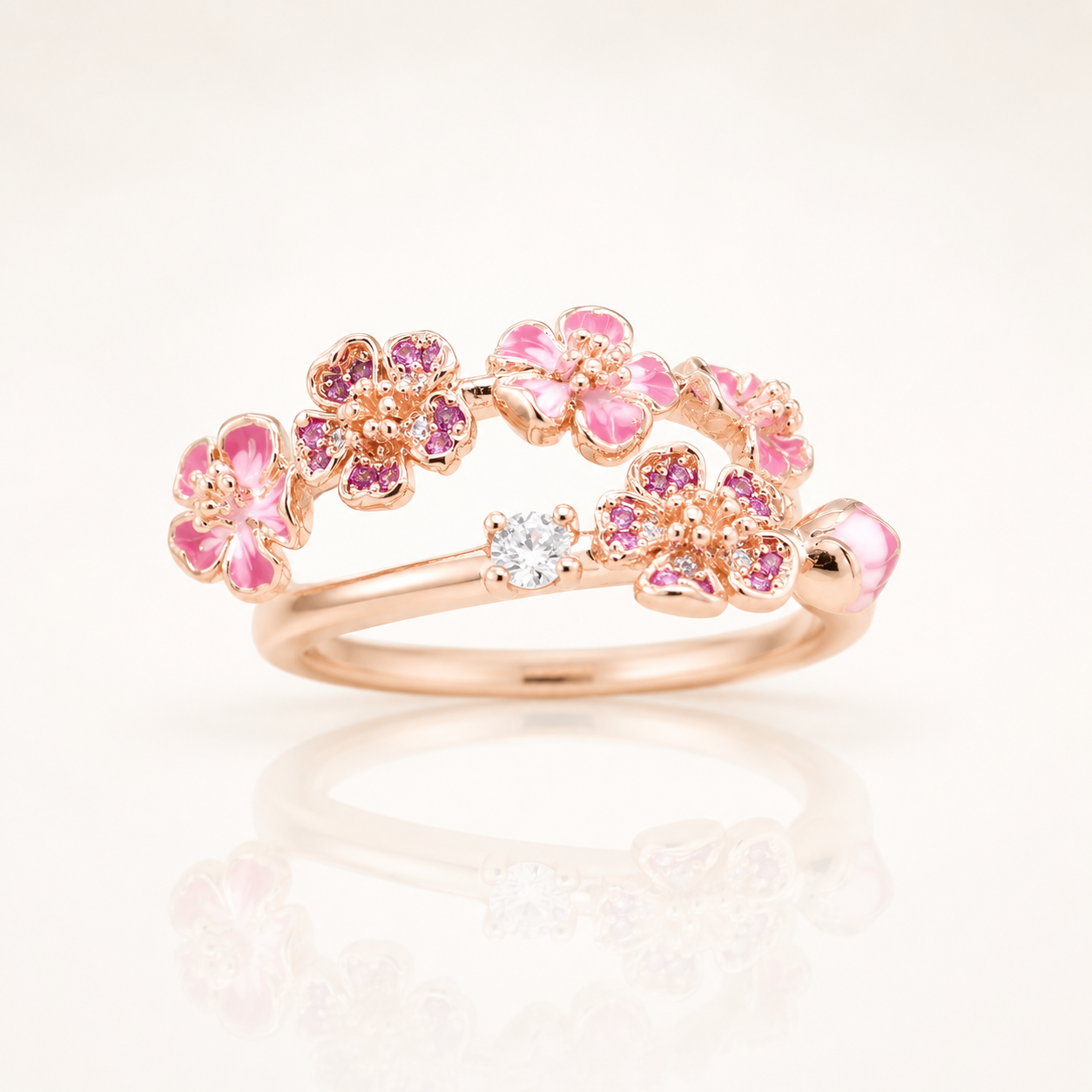 "Cherry Blossom" Ring
