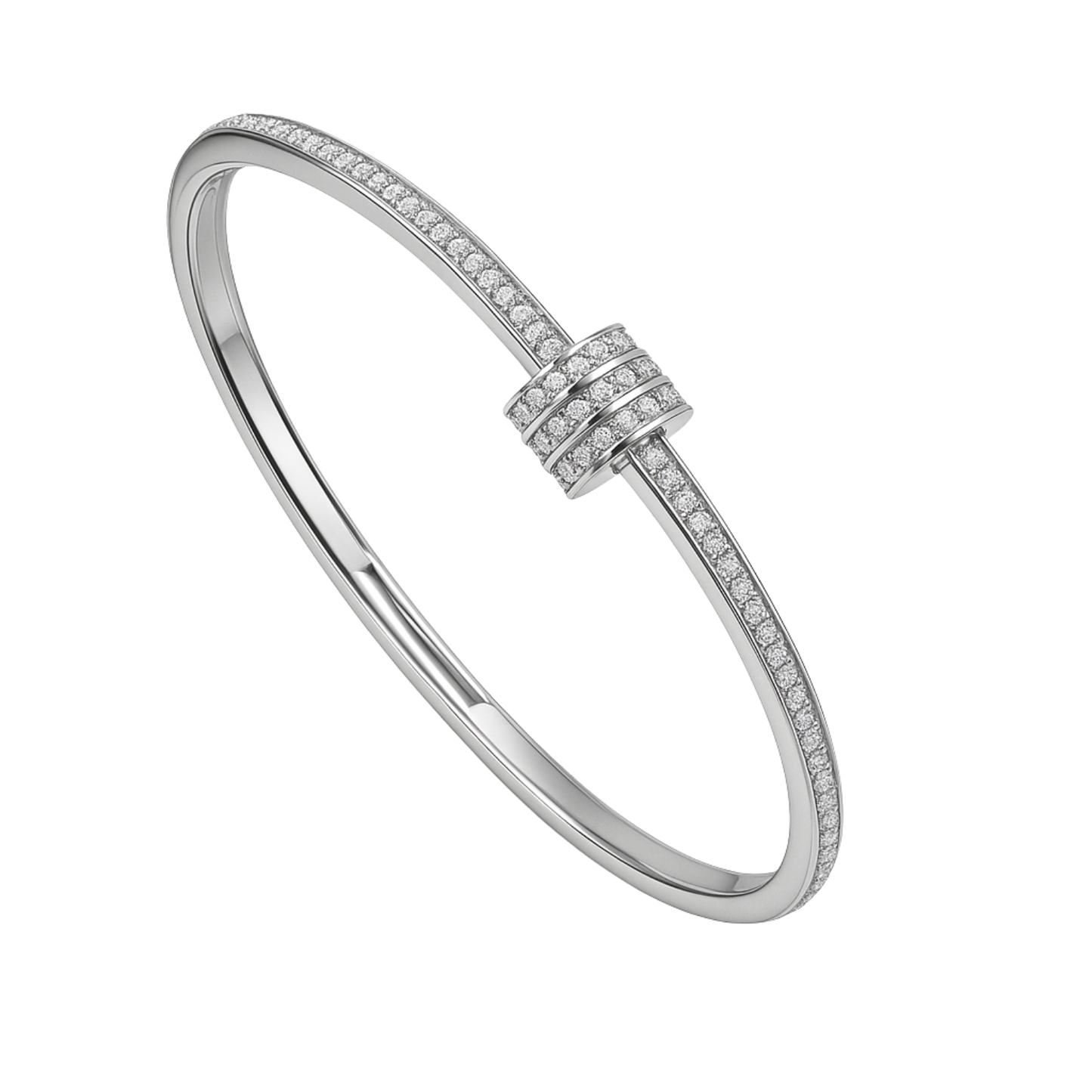 „Silver Twist“ Armreif