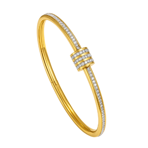 "Golden Twist" Bangle