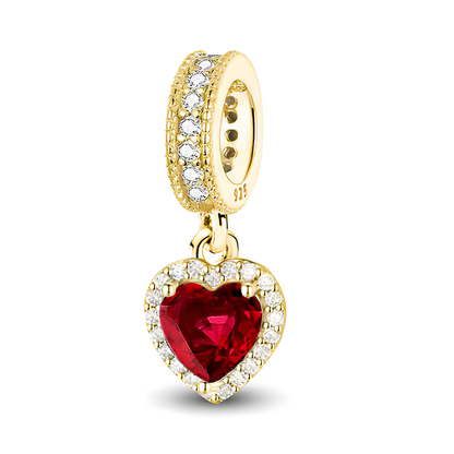 „Golden Heart“ Charm
