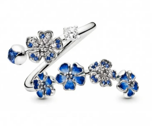 "Blue Blossom" Ring