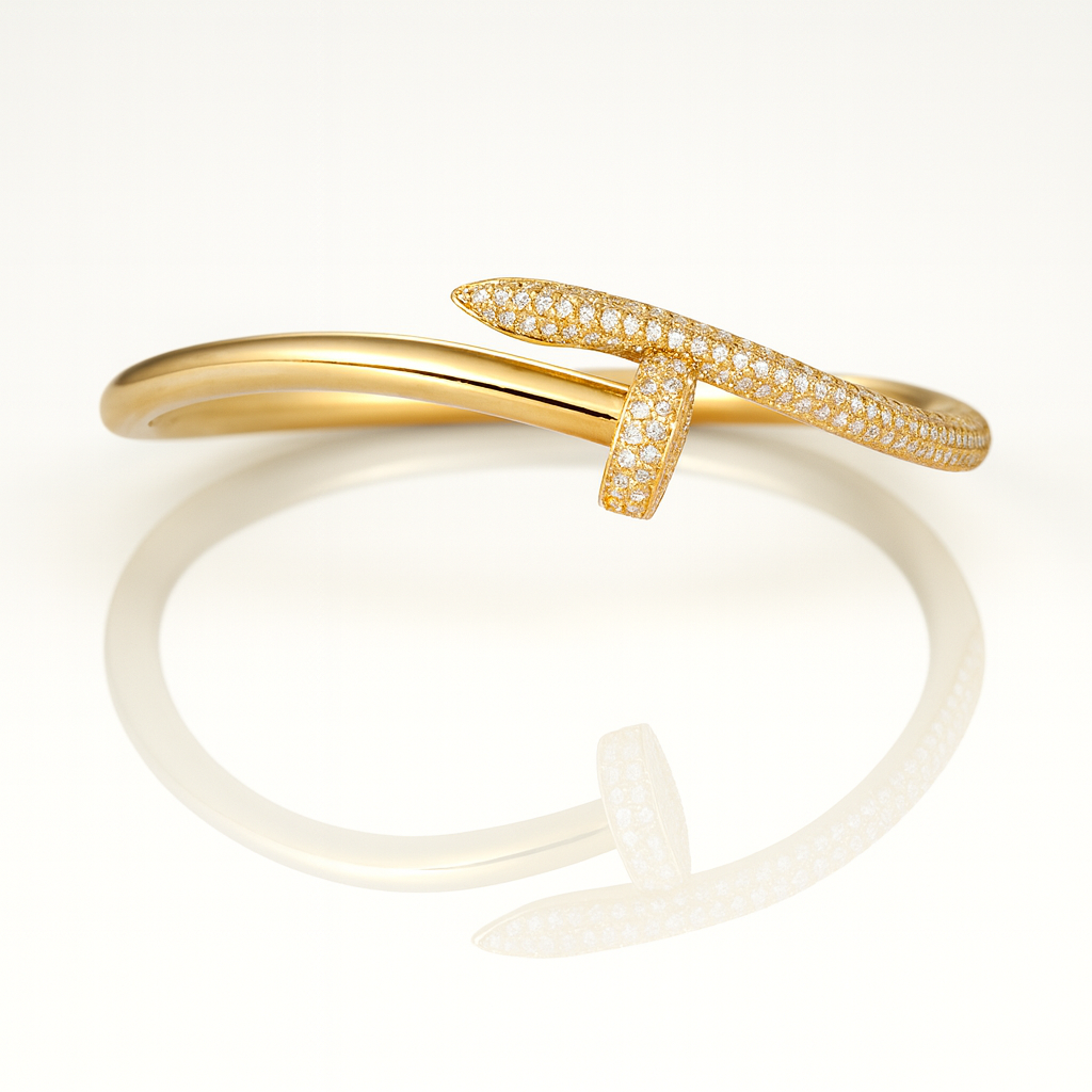 “Golden Bolt” Bangle