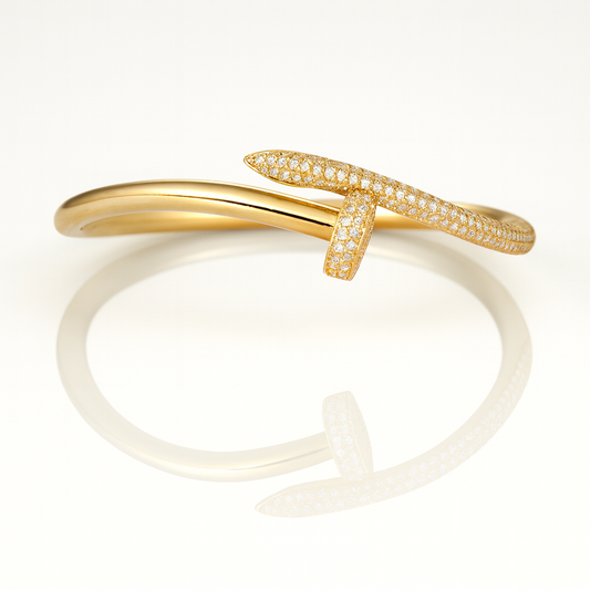 “Golden Bolt” Bangle
