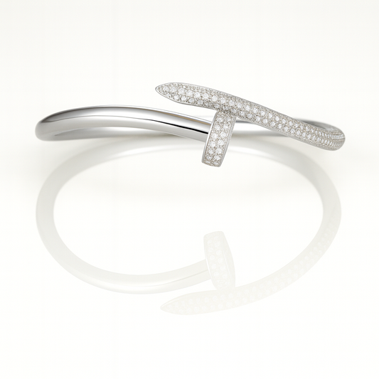 “Silver Bolt” Bangle